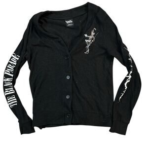My Chemical Romance The Black Parade Cardigan Womens Small Emo Music Goth